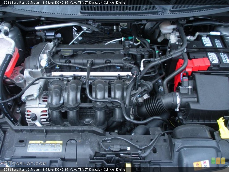 1.6 Liter DOHC 16-Valve Ti-VCT Duratec 4 Cylinder Engine for the 2011 Ford Fiesta #45001662
