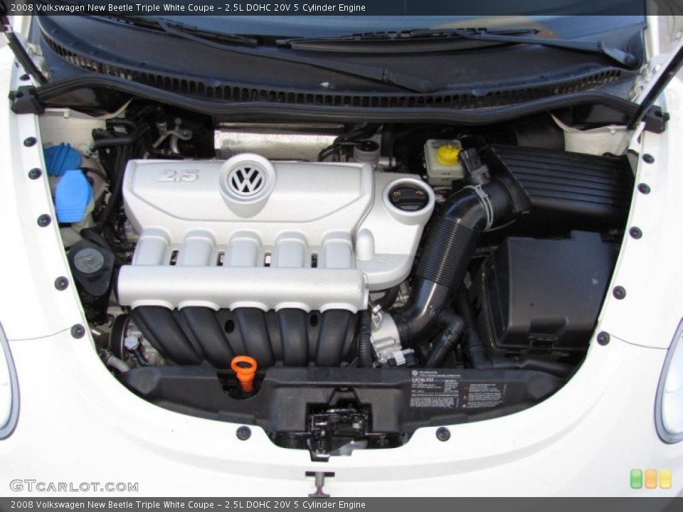 2.5L DOHC 20V 5 Cylinder Engine for the 2008 Volkswagen New Beetle #45016278