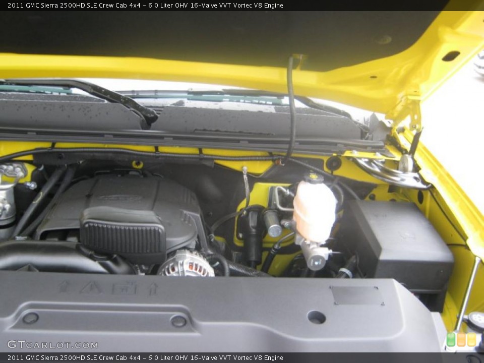 6.0 Liter OHV 16-Valve VVT Vortec V8 Engine for the 2011 GMC Sierra 2500HD #45017144