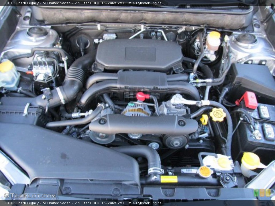 2.5 Liter DOHC 16-Valve VVT Flat 4 Cylinder Engine for the 2010 Subaru Legacy #45021247