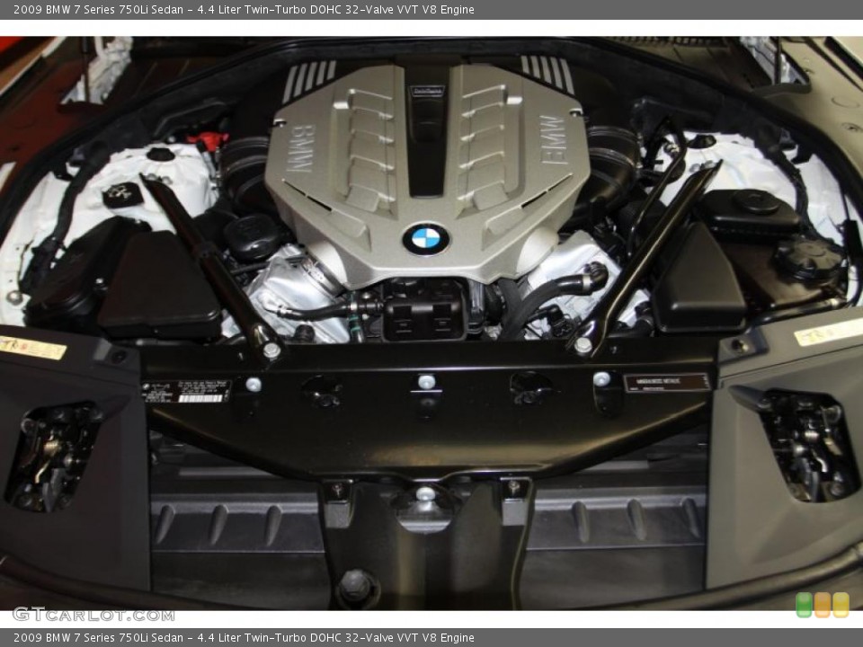 4.4 Liter Twin-Turbo DOHC 32-Valve VVT V8 Engine for the 2009 BMW 7 Series #45023693
