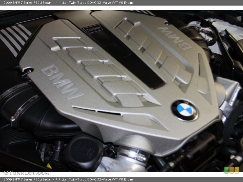 4.4 Liter Twin-Turbo DOHC 32-Valve VVT V8 Engine for the 2009 BMW 7 Series #45023709