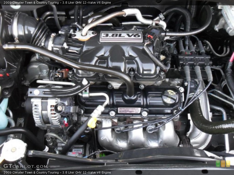 3.8 Liter OHV 12-Valve V6 Engine for the 2009 Chrysler Town & Country #45025437