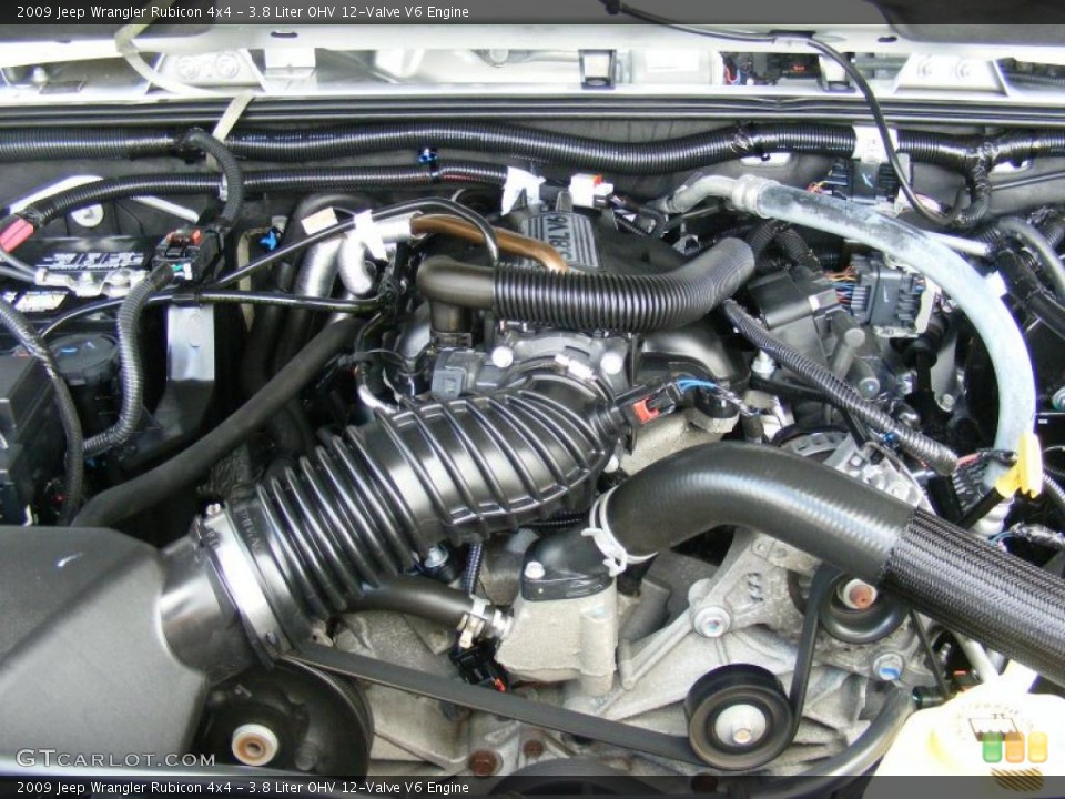 3.8 Liter OHV 12-Valve V6 Engine for the 2009 Jeep Wrangler #45048005