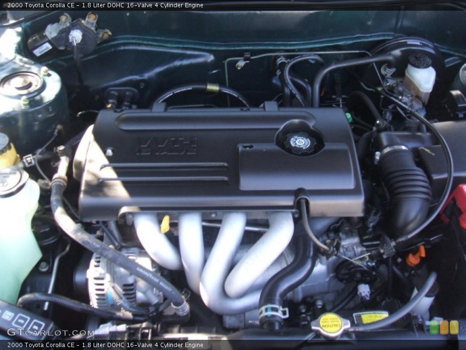 1.8 Liter DOHC 16-Valve 4 Cylinder 2000 Toyota Corolla Engine