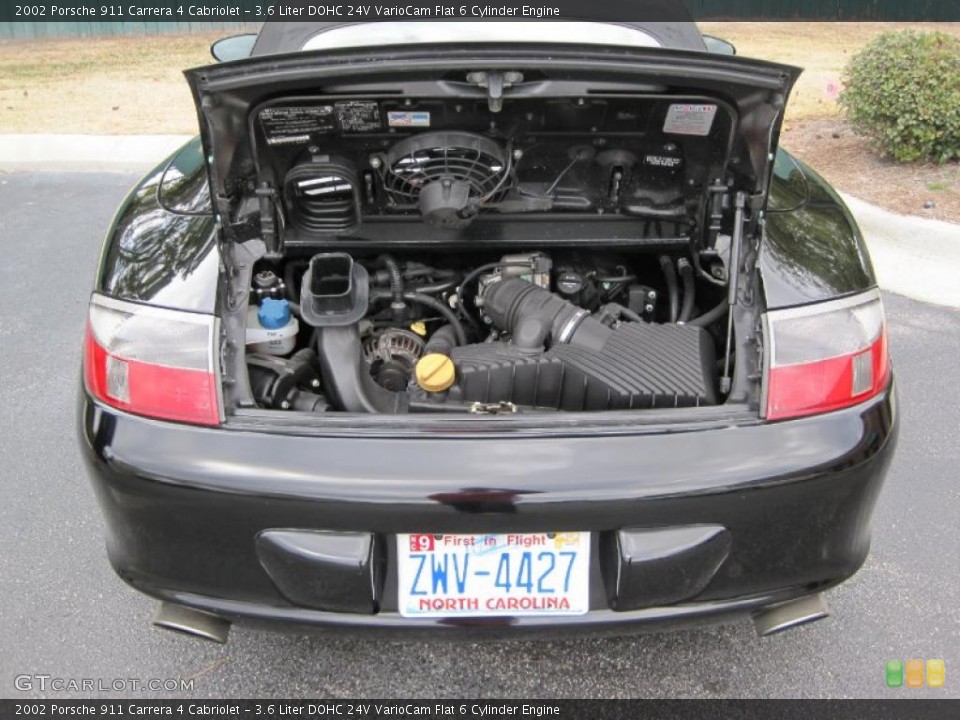 3.6 Liter DOHC 24V VarioCam Flat 6 Cylinder Engine for the 2002 Porsche 911 #45058653
