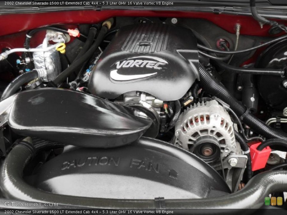 5.3 Liter OHV 16 Valve Vortec V8 Engine for the 2002 Chevrolet Silverado 1500 #45059529