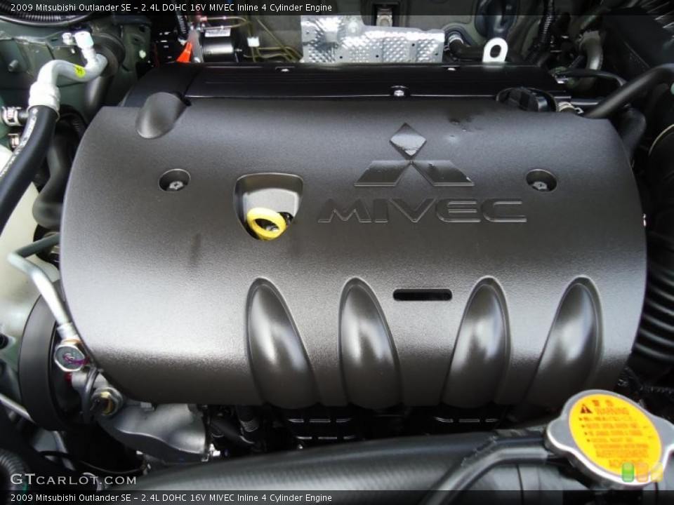 2.4L DOHC 16V MIVEC Inline 4 Cylinder Engine for the 2009 Mitsubishi Outlander #45065263
