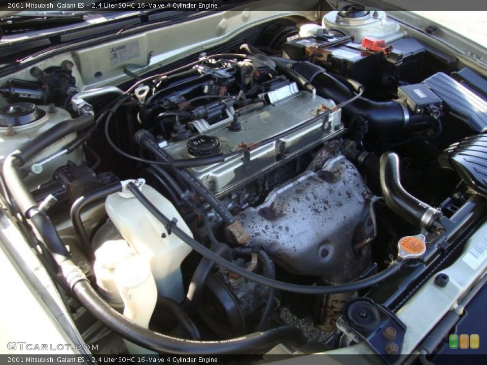 2.4 Liter SOHC 16-Valve 4 Cylinder Engine for the 2001 Mitsubishi Galant #45066121