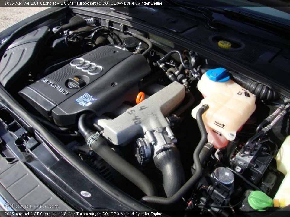 1.8 Liter Turbocharged DOHC 20-Valve 4 Cylinder Engine for the 2005 Audi A4 #45071565