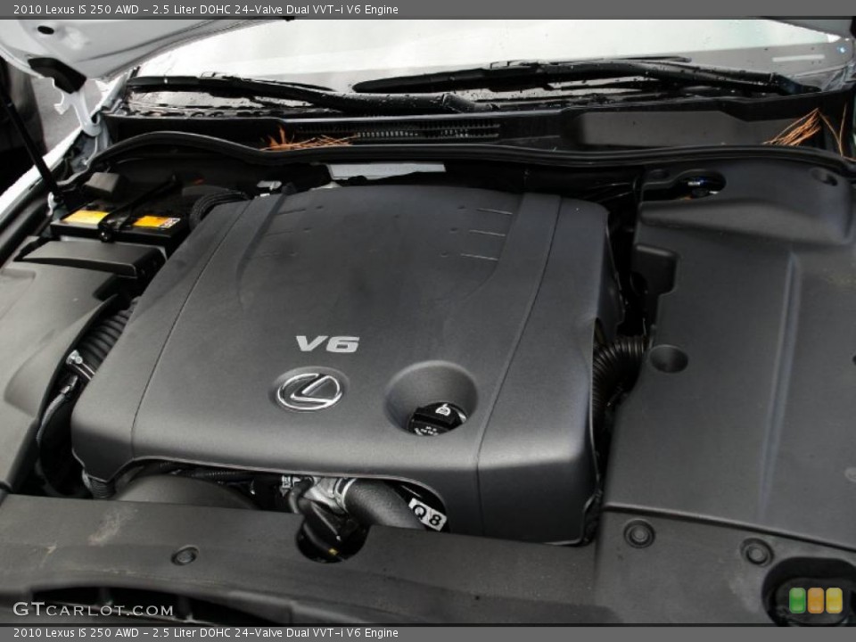 2.5 Liter DOHC 24-Valve Dual VVT-i V6 Engine for the 2010 Lexus IS #45085083