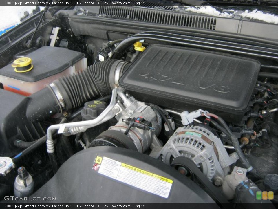 4.7 Liter SOHC 12V Powertech V8 Engine for the 2007 Jeep Grand Cherokee #45089341