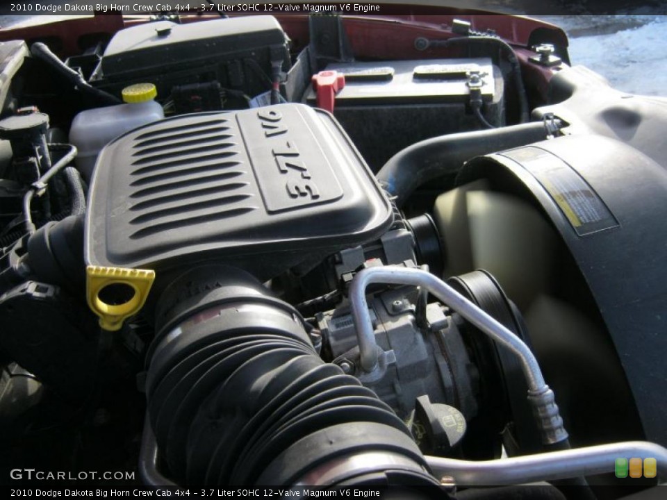3.7 Liter SOHC 12-Valve Magnum V6 Engine for the 2010 Dodge Dakota #45148215