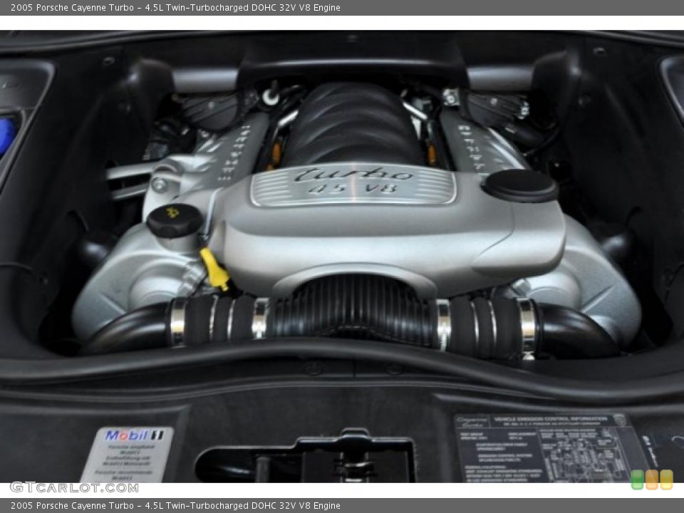 4.5L Twin-Turbocharged DOHC 32V V8 Engine for the 2005 Porsche Cayenne #45148591