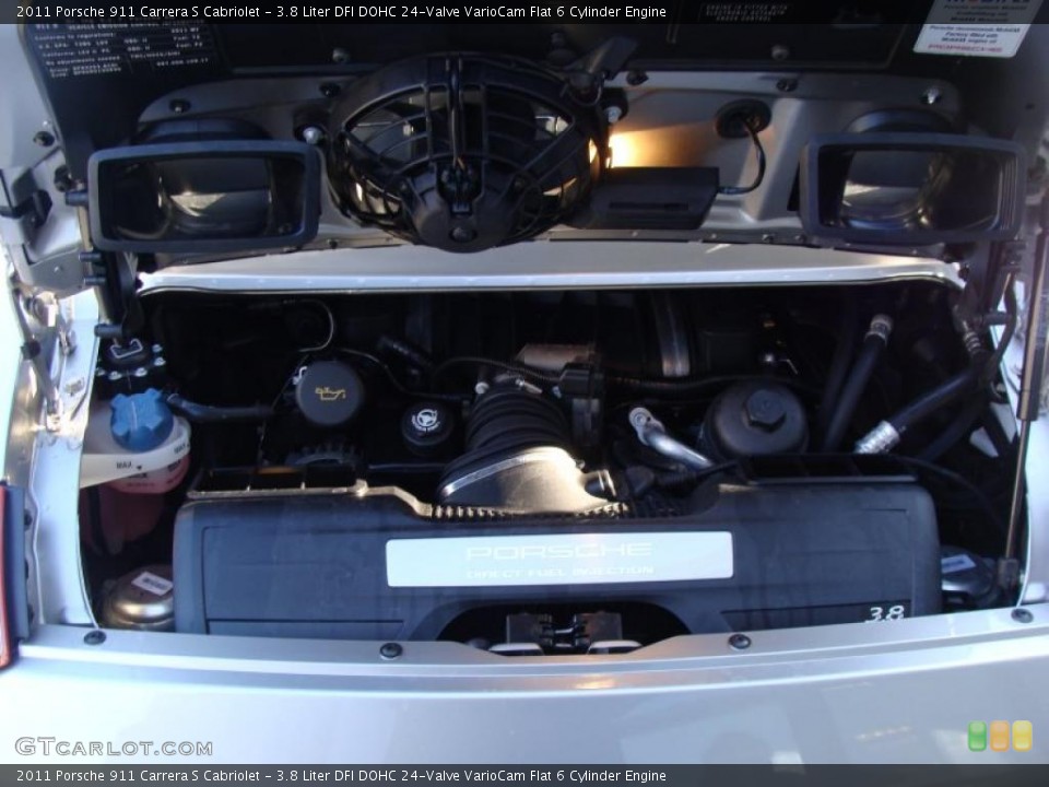 3.8 Liter DFI DOHC 24-Valve VarioCam Flat 6 Cylinder Engine for the 2011 Porsche 911 #45149263