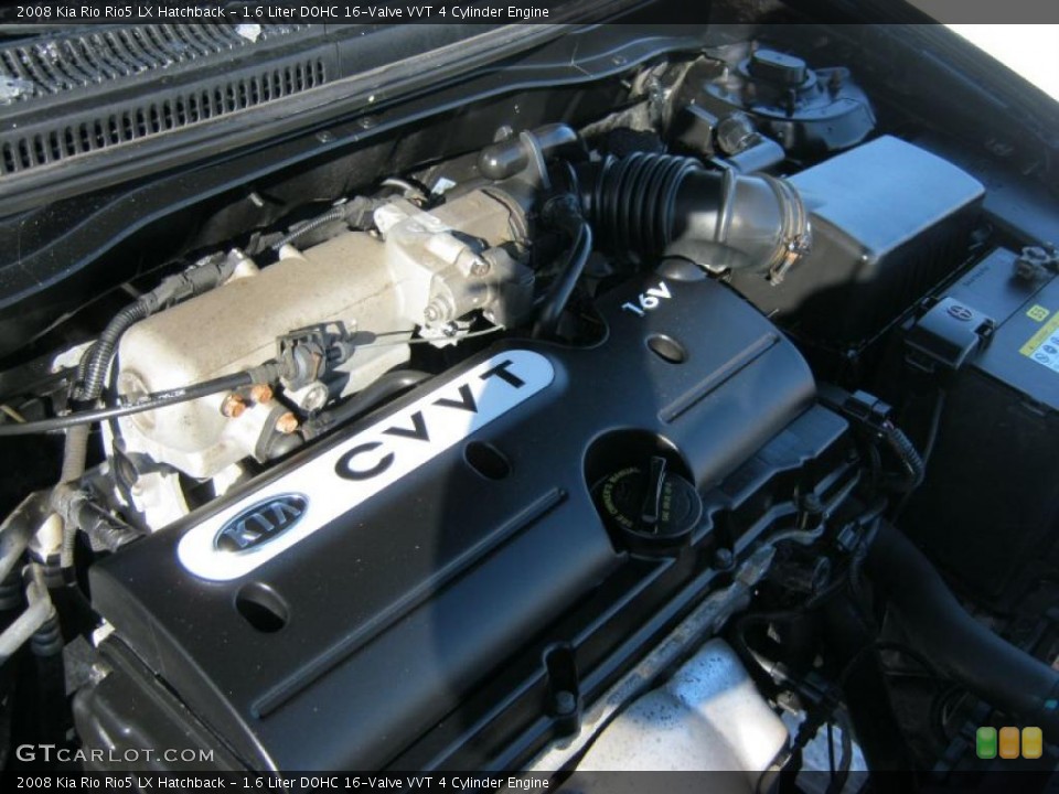 1.6 Liter DOHC 16-Valve VVT 4 Cylinder Engine for the 2008 Kia Rio #45150491