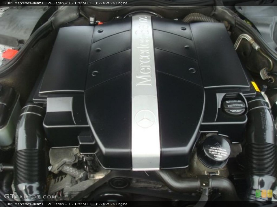 3.2 Liter SOHC 18-Valve V6 Engine for the 2005 Mercedes-Benz C #45152527