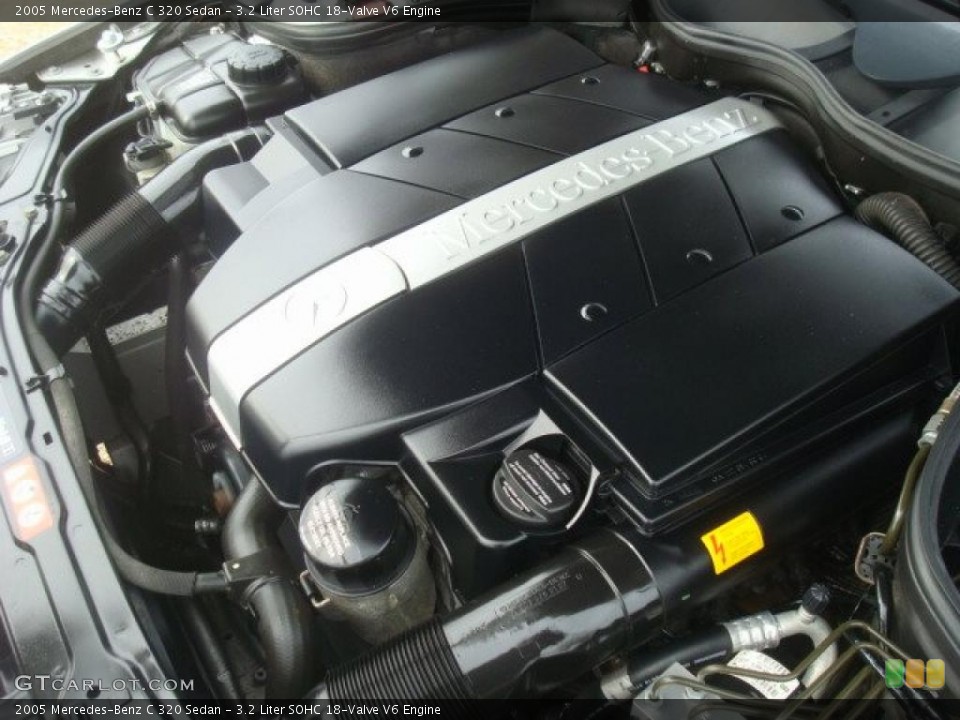 3.2 Liter SOHC 18-Valve V6 Engine for the 2005 Mercedes-Benz C #45152539