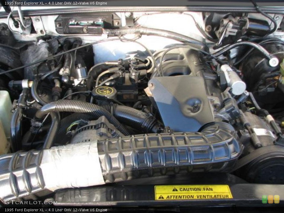 4.0 Liter OHV 12-Valve V6 1995 Ford Explorer Engine