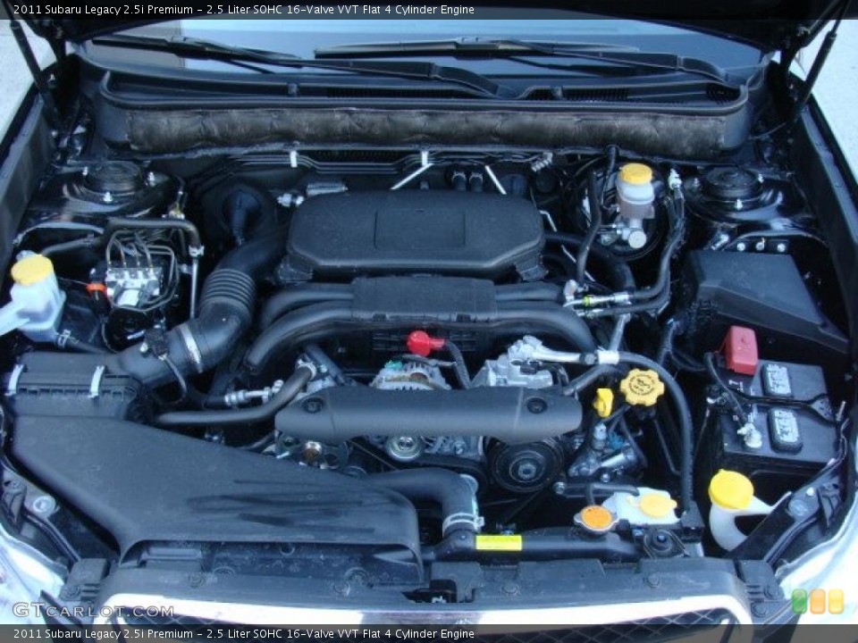 2.5 Liter SOHC 16-Valve VVT Flat 4 Cylinder Engine for the 2011 Subaru Legacy #45169871