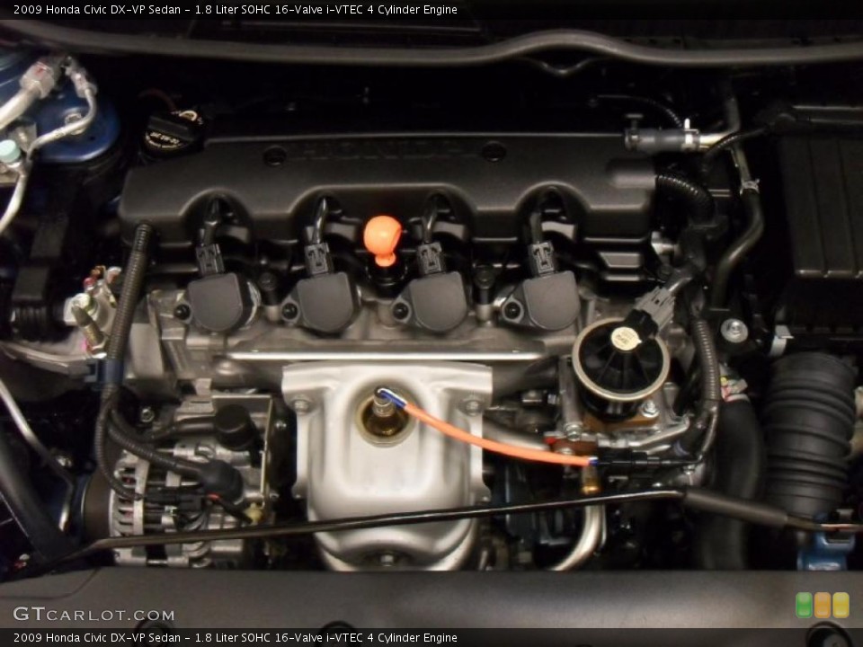 1.8 Liter SOHC 16-Valve i-VTEC 4 Cylinder Engine for the 2009 Honda Civic #45178656