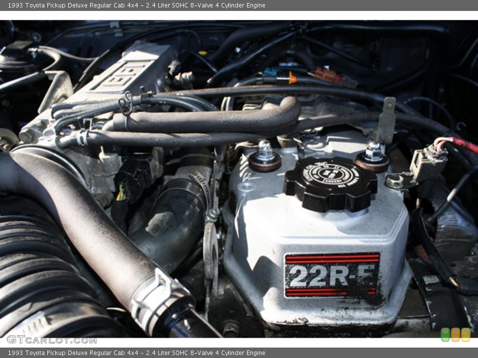 2.4 Liter SOHC 8-Valve 4 Cylinder 1993 Toyota Pickup Engine