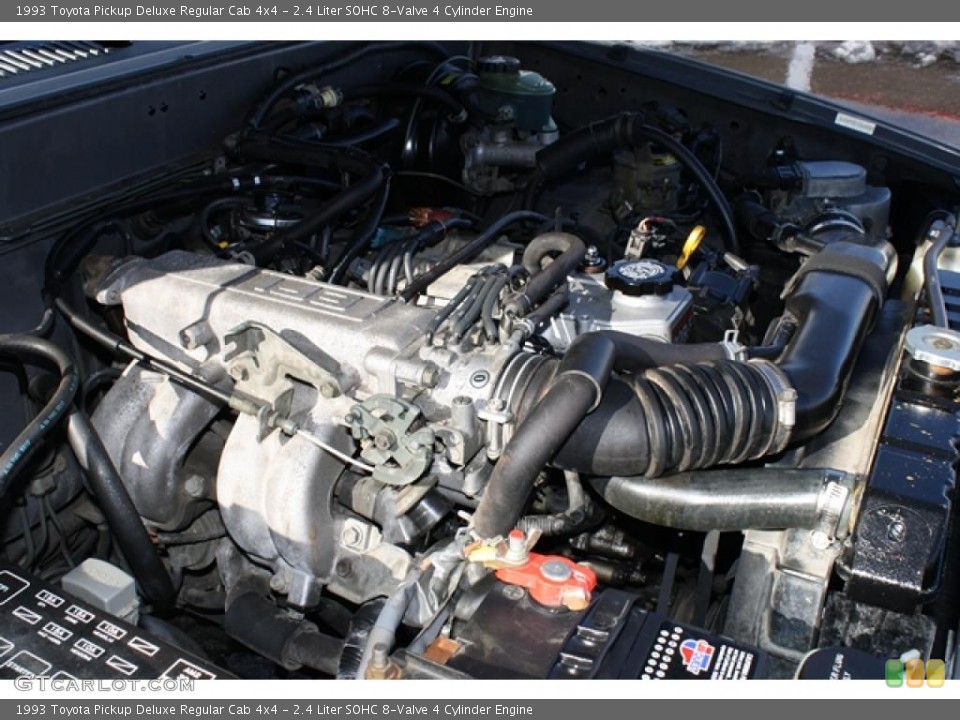 2.4 Liter SOHC 8-Valve 4 Cylinder Engine for the 1993 Toyota Pickup #45187564