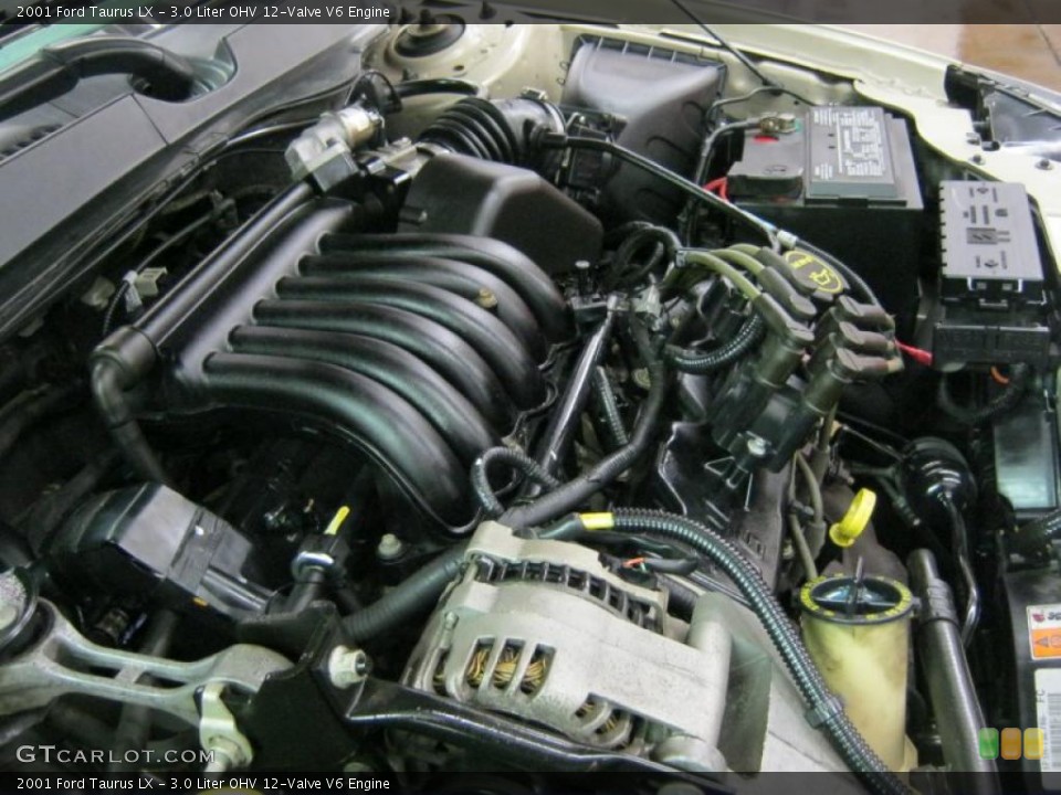 3.0 Liter OHV 12-Valve V6 2001 Ford Taurus Engine