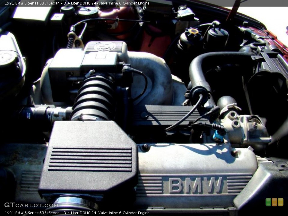 3.4 Liter DOHC 24-Valve Inline 6 Cylinder 1991 BMW 5 Series Engine