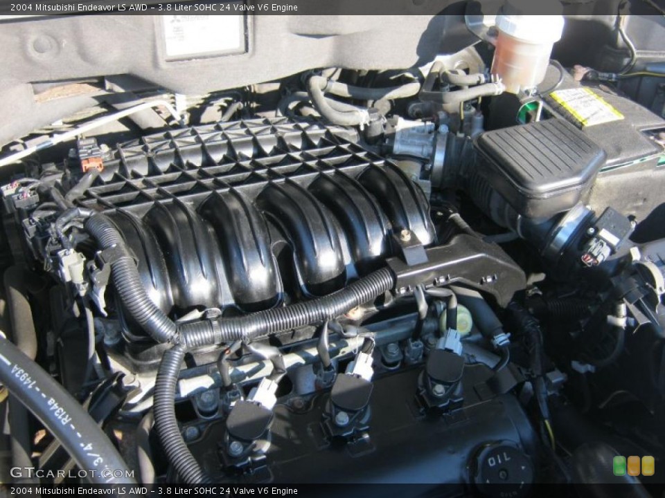 3.8 Liter SOHC 24 Valve V6 Engine for the 2004 Mitsubishi Endeavor #45204945