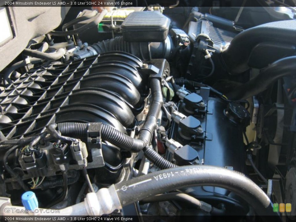 3.8 Liter SOHC 24 Valve V6 Engine for the 2004 Mitsubishi Endeavor #45204965