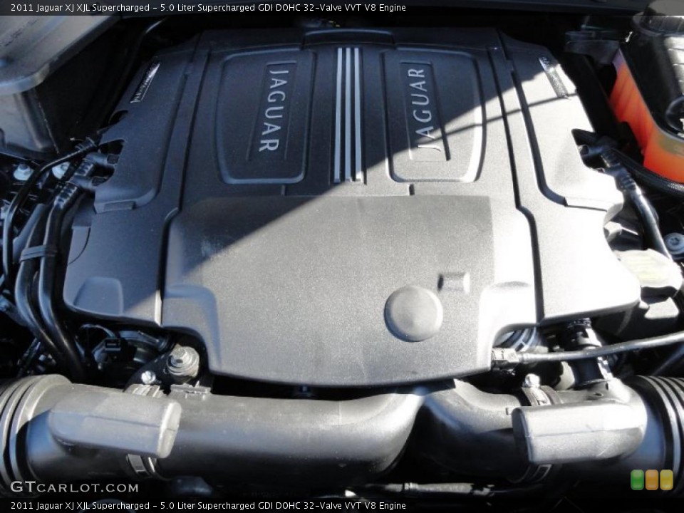 5.0 Liter Supercharged GDI DOHC 32-Valve VVT V8 Engine for the 2011 Jaguar XJ #45206005