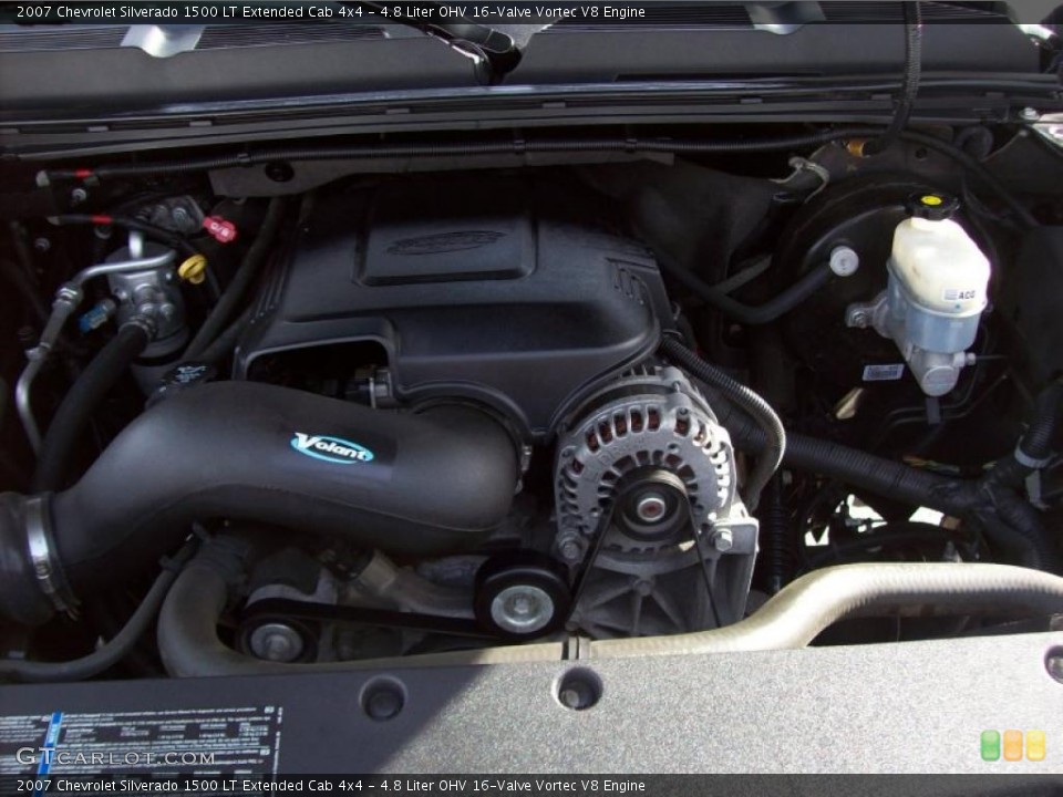 4.8 Liter OHV 16-Valve Vortec V8 Engine for the 2007 Chevrolet Silverado 1500 #45214573