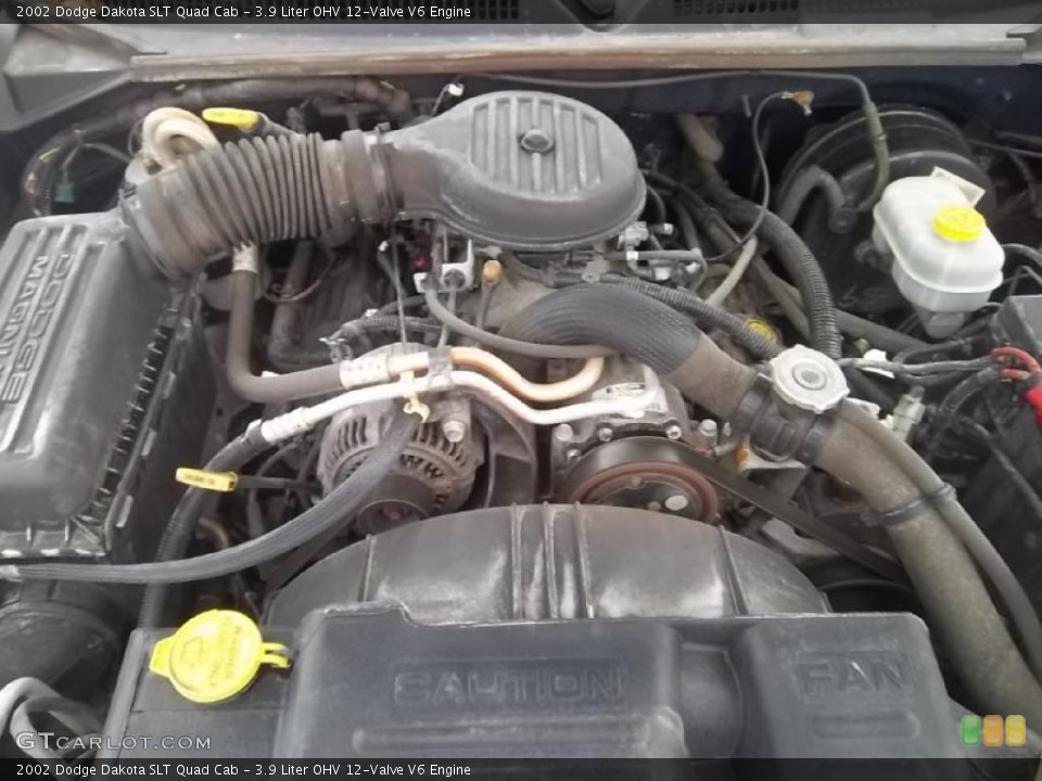 3.9 Liter OHV 12-Valve V6 Engine for the 2002 Dodge Dakota #45223403
