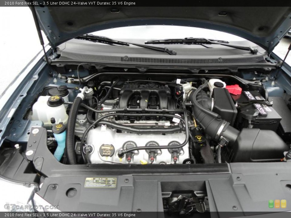 3.5 Liter DOHC 24-Valve VVT Duratec 35 V6 Engine for the 2010 Ford Flex #45223993