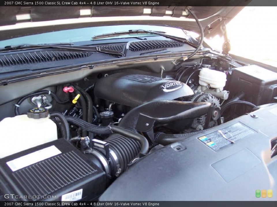 4.8 Liter OHV 16-Valve Vortec V8 Engine for the 2007 GMC Sierra 1500 #45224997