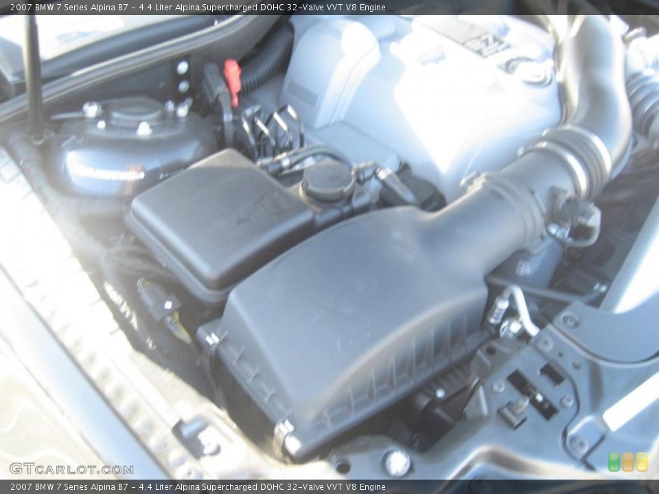 4.4 Liter Alpina Supercharged DOHC 32-Valve VVT V8 Engine for the 2007 BMW 7 Series #45227061