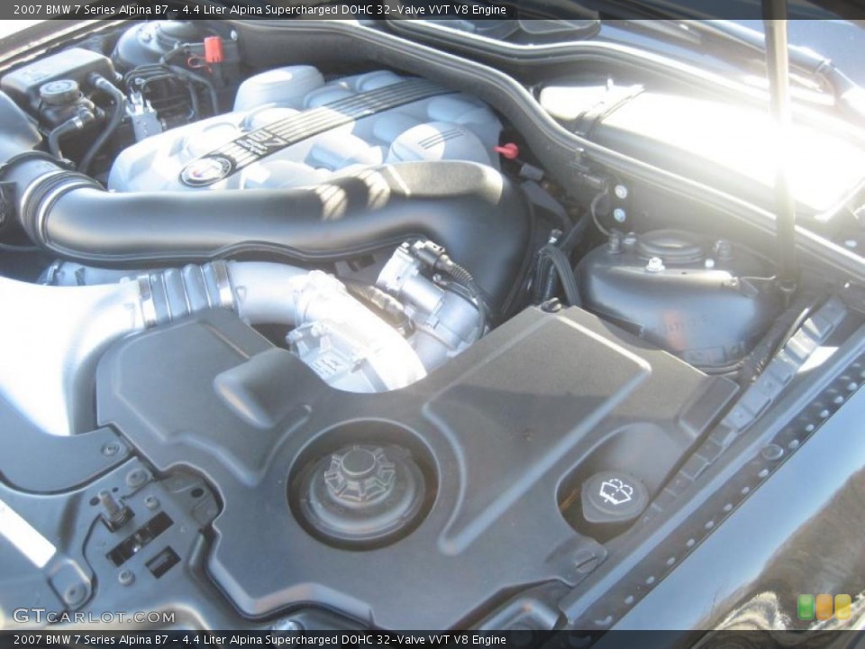 4.4 Liter Alpina Supercharged DOHC 32-Valve VVT V8 Engine for the 2007 BMW 7 Series #45227069