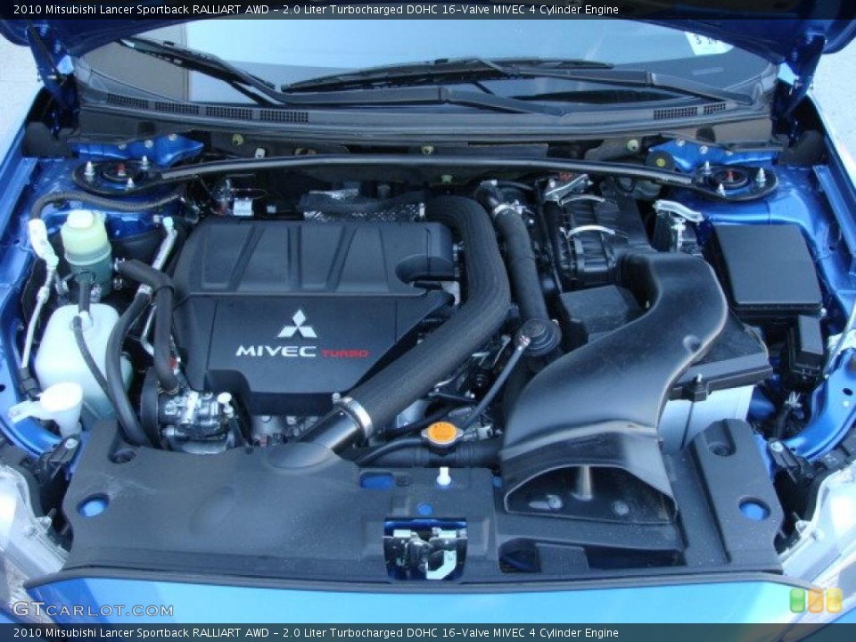 2.0 Liter Turbocharged DOHC 16-Valve MIVEC 4 Cylinder Engine for the 2010 Mitsubishi Lancer #45228261