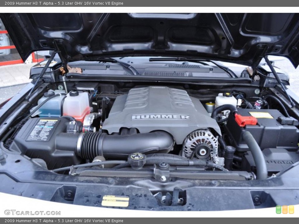 5.3 Liter OHV 16V Vortec V8 Engine for the 2009 Hummer H3 #45235377