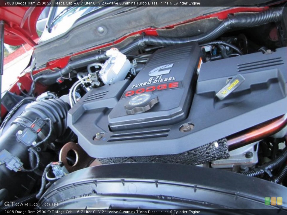 6.7 Liter OHV 24-Valve Cummins Turbo Diesel Inline 6 Cylinder Engine for the 2008 Dodge Ram 2500 #45239425