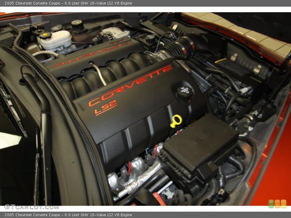 6.0 Liter OHV 16-Valve LS2 V8 Engine for the 2005 Chevrolet Corvette #45240120