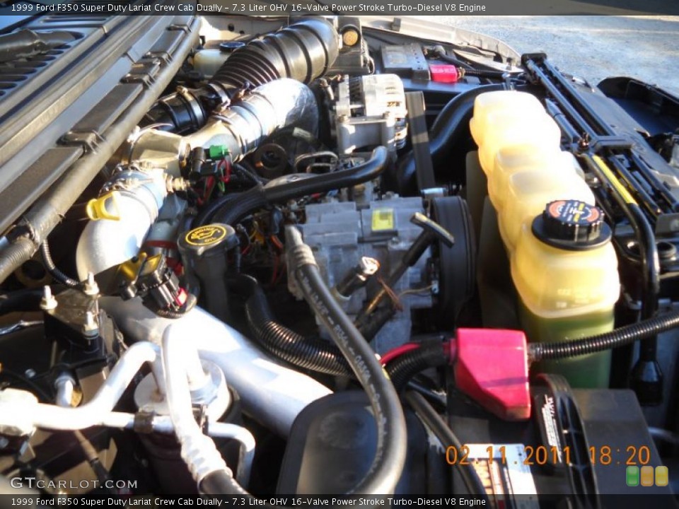 7.3 Liter OHV 16-Valve Power Stroke Turbo-Diesel V8 Engine for the 1999 Ford F350 Super Duty #45246712