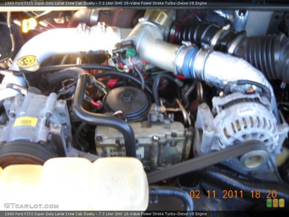7.3 Liter OHV 16-Valve Power Stroke Turbo-Diesel V8 Engine for the 1999 Ford F350 Super Duty #45246716