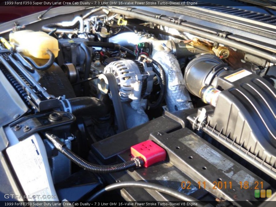 7.3 Liter OHV 16-Valve Power Stroke Turbo-Diesel V8 Engine for the 1999 Ford F350 Super Duty #45246724
