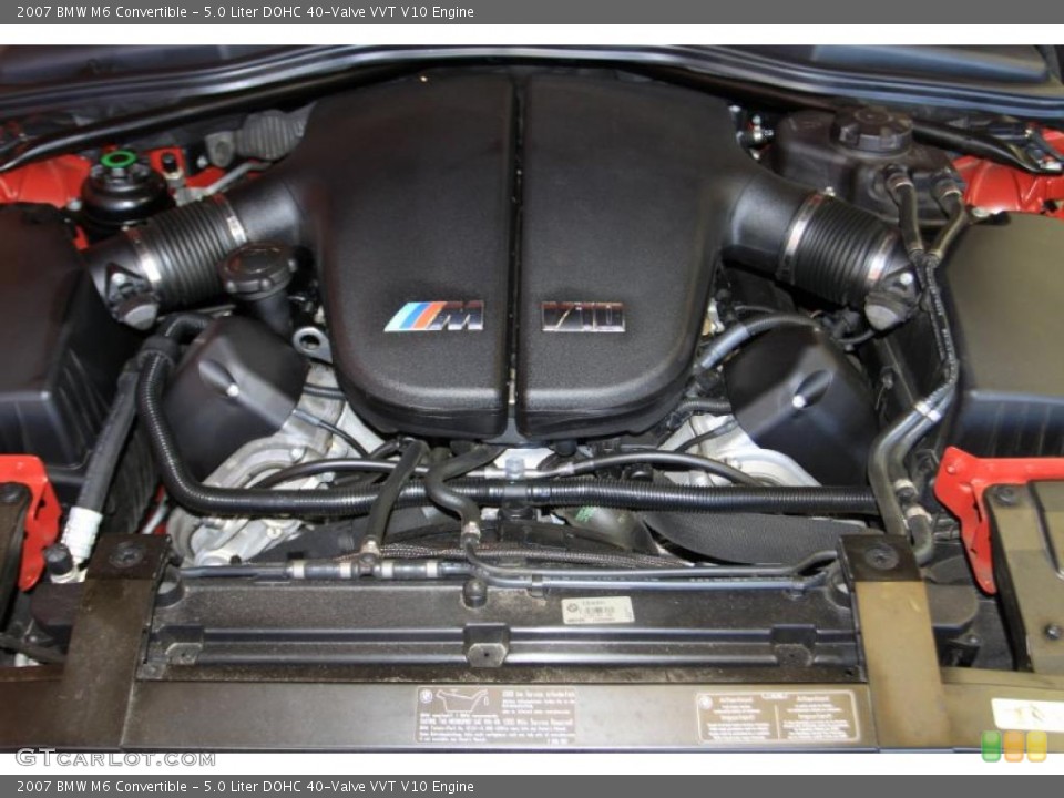 5.0 Liter DOHC 40-Valve VVT V10 Engine for the 2007 BMW M6 #45246764