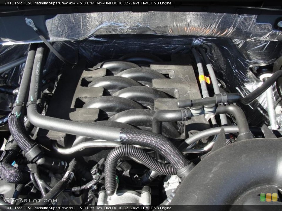 5.0 Liter Flex-Fuel DOHC 32-Valve Ti-VCT V8 Engine for the 2011 Ford F150 #45256932