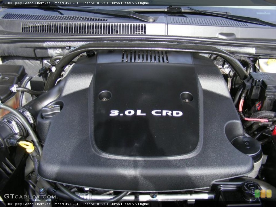 3.0 Liter SOHC VGT Turbo Diesel V6 Engine for the 2008 Jeep Grand Cherokee #45259207