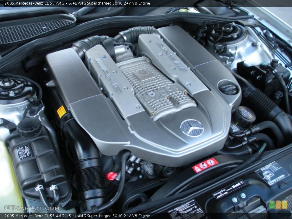 5.4L AMG Supercharged SOHC 24V V8 Engine for the 2005 Mercedes-Benz CL #45259255