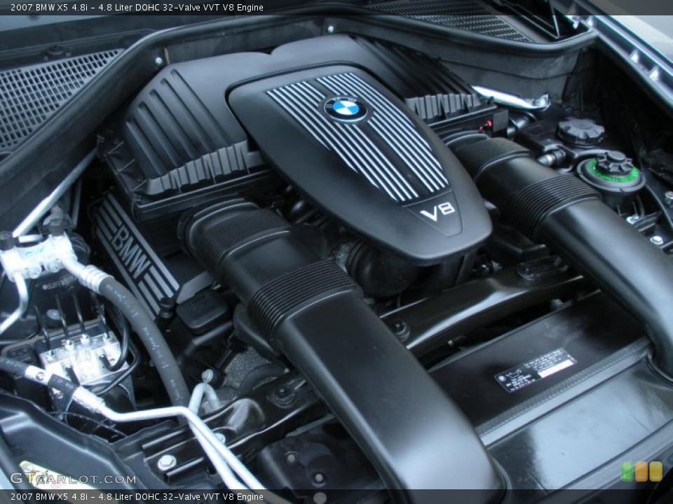4.8 Liter DOHC 32-Valve VVT V8 Engine for the 2007 BMW X5 #45259515